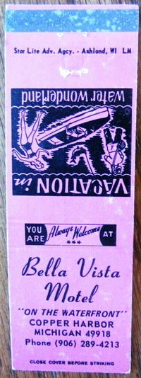 Bella Vista Motel - Matchbook